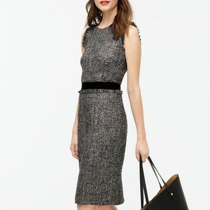 New J. Crew Starry Night tweed dress